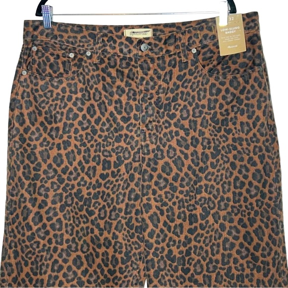Madewell Leopard Print Flare Jeans - Picture 7 of 15